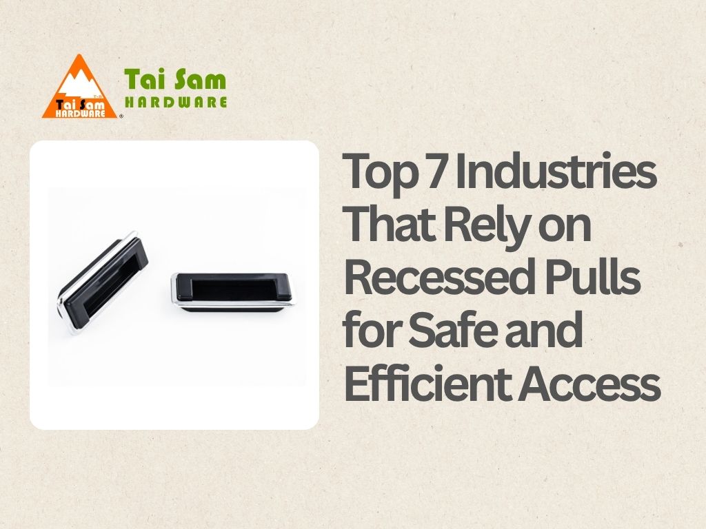 Top 7 Industries That Rely on Recessed Pulls for Safe and Efficient Access