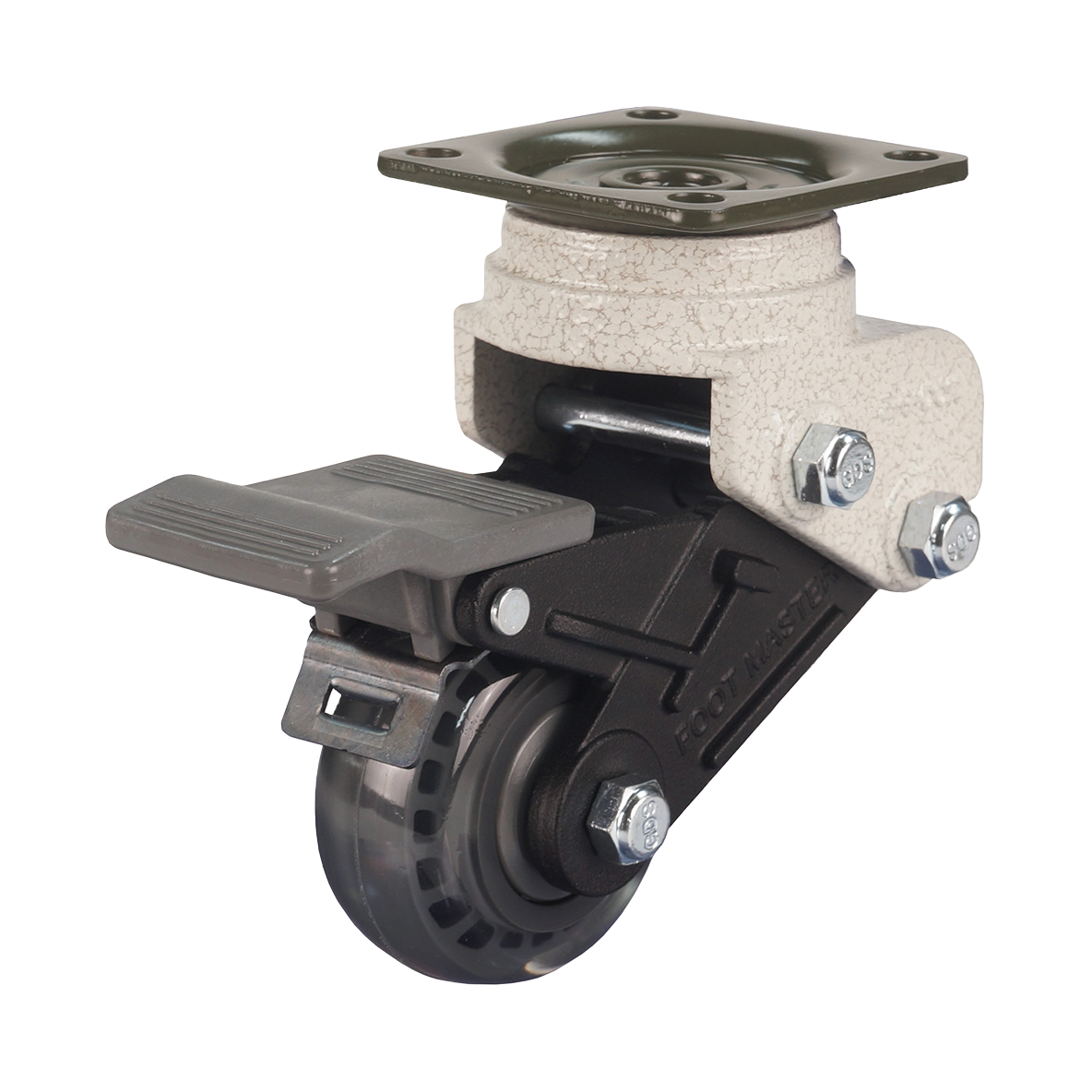 FOOT MASTER® Shock Absorbing Caster GDS-50-BRF-EUS