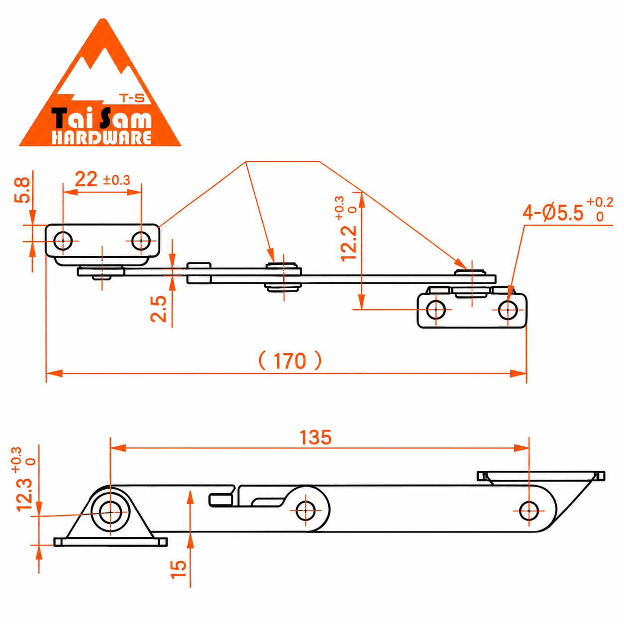 Door Stay KS-91-3R